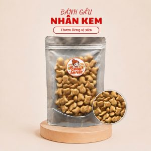 Bánh gấu nhân kem