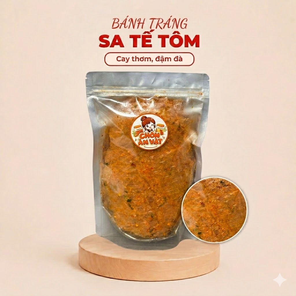 Bánh Tráng Sa Tế Tôm, Cay Thơm Đậm Đà