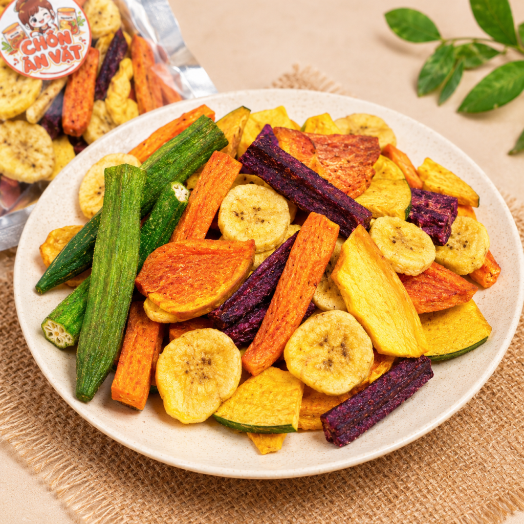 Trái Cây Sấy Thập Cẩm Có Gì Hấp Dẫn? Món Ăn Vặt Healthy Được Nhiều Người Yêu Thích