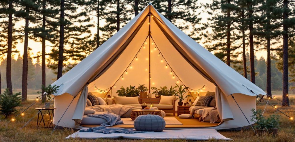 Glamping mang đến trải nghiệm cắm trại tiện nghi giữa thiên nhiên. Tìm hiểu glamping là gì, lợi ích, kinh nghiệm và bí quyết để tận hưởng kỳ nghỉ đáng nhớ.