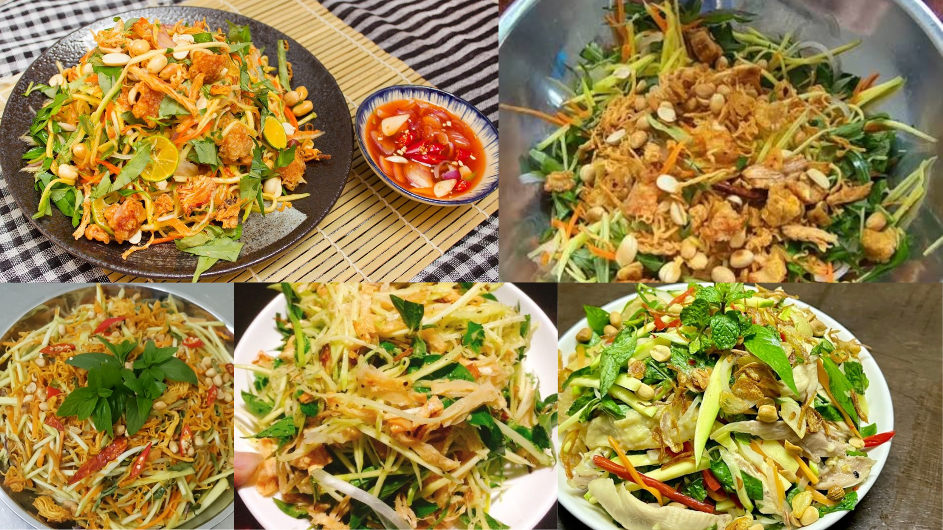 gỏi khô gà