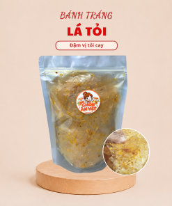 Bánh Tráng Lá Tỏi, Đậm Vị Tỏi Cay