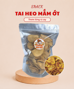 Snack Tai Heo Mắm Ớt, Thơm Lừng Vị Cay